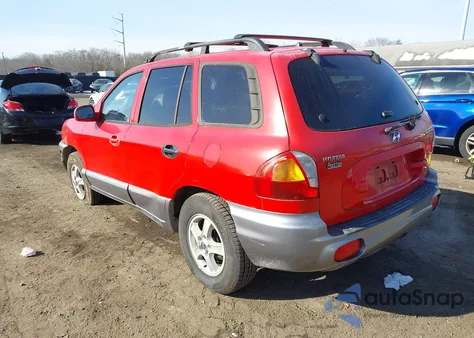 2004 Hyundai Santa Fe Gls/Lx из США, поврежденный, VIN KM8SC73E74U723080